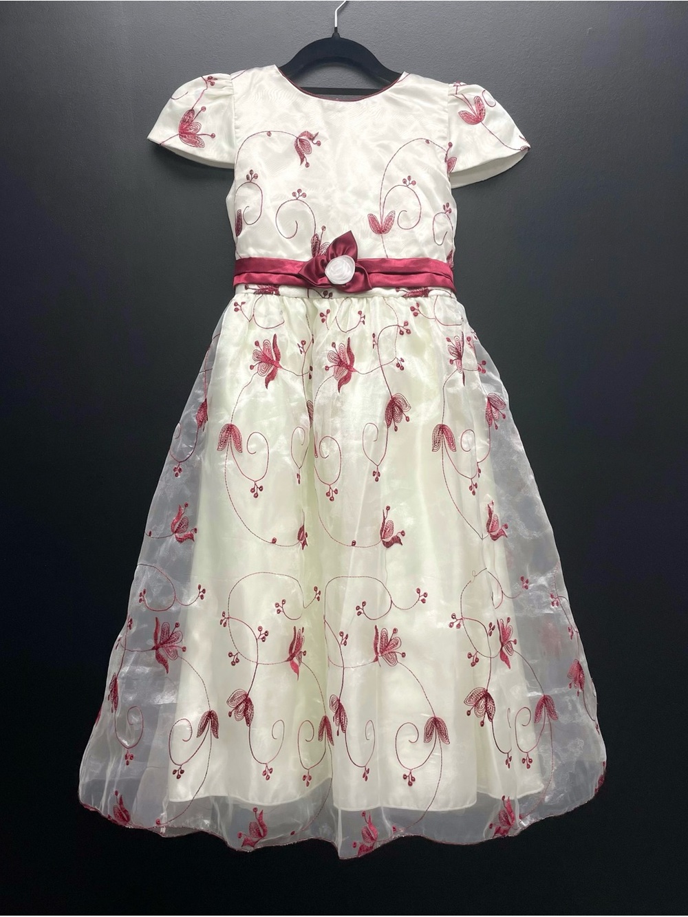 Vintage Fairy Princess Floral Girl’s Dress